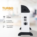 Calefactor eléctrico convector turbo Susuk Máx. 2000W