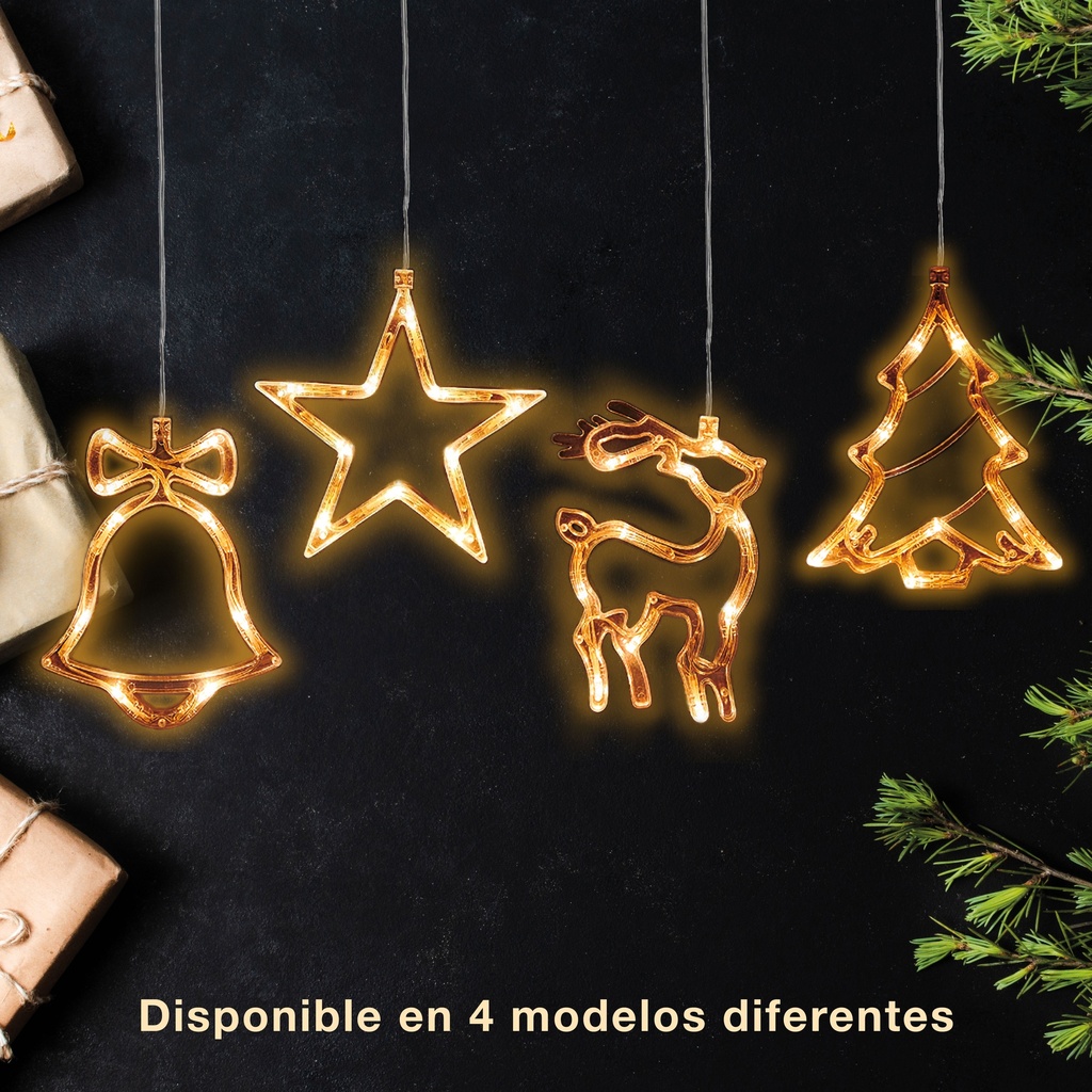 Campana colgante de navidad LED 3xAAA