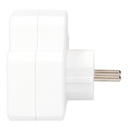 Ladron doble con interruptor - 10u caja exp