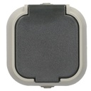 Base sucko de superficie IP54 Negro - 6u caja exp