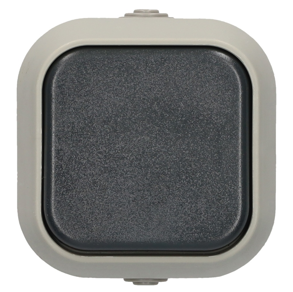 Conmuntador de superficie IP54 Negro - 6u caja exp