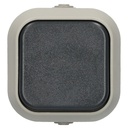 Conmuntador de superficie IP54 Negro - 6u caja exp