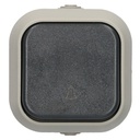 Pulsador campana de superfice IP54 Negro - 6u caja exp