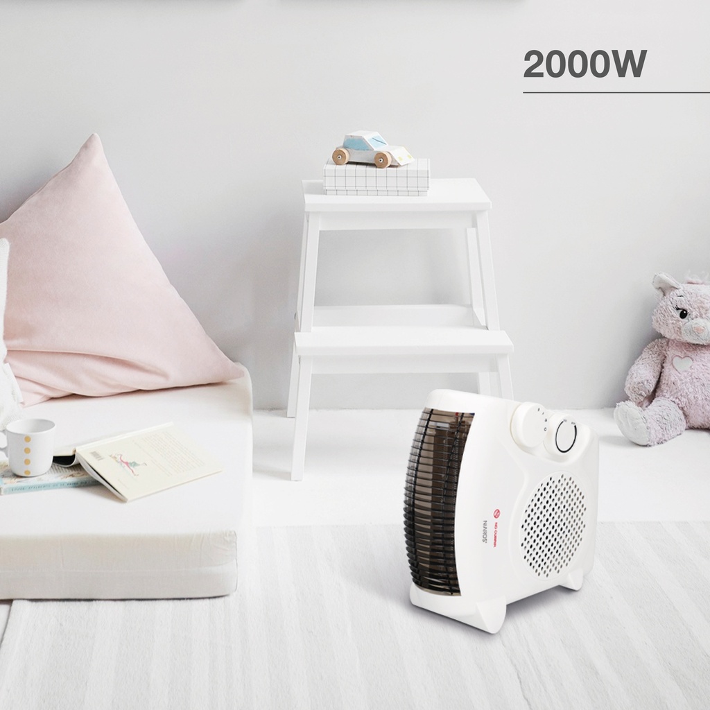 Calefactor eléctrico vertical/horizontal Bikis Máx. 2000W