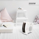 Calefactor eléctrico vertical/horizontal Bikis Máx. 2000W