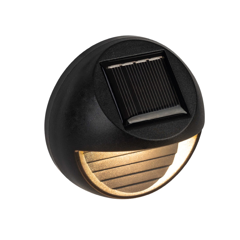 Pack 2 apliques solares LED Lismore con sensor crepuscular Luz cálida