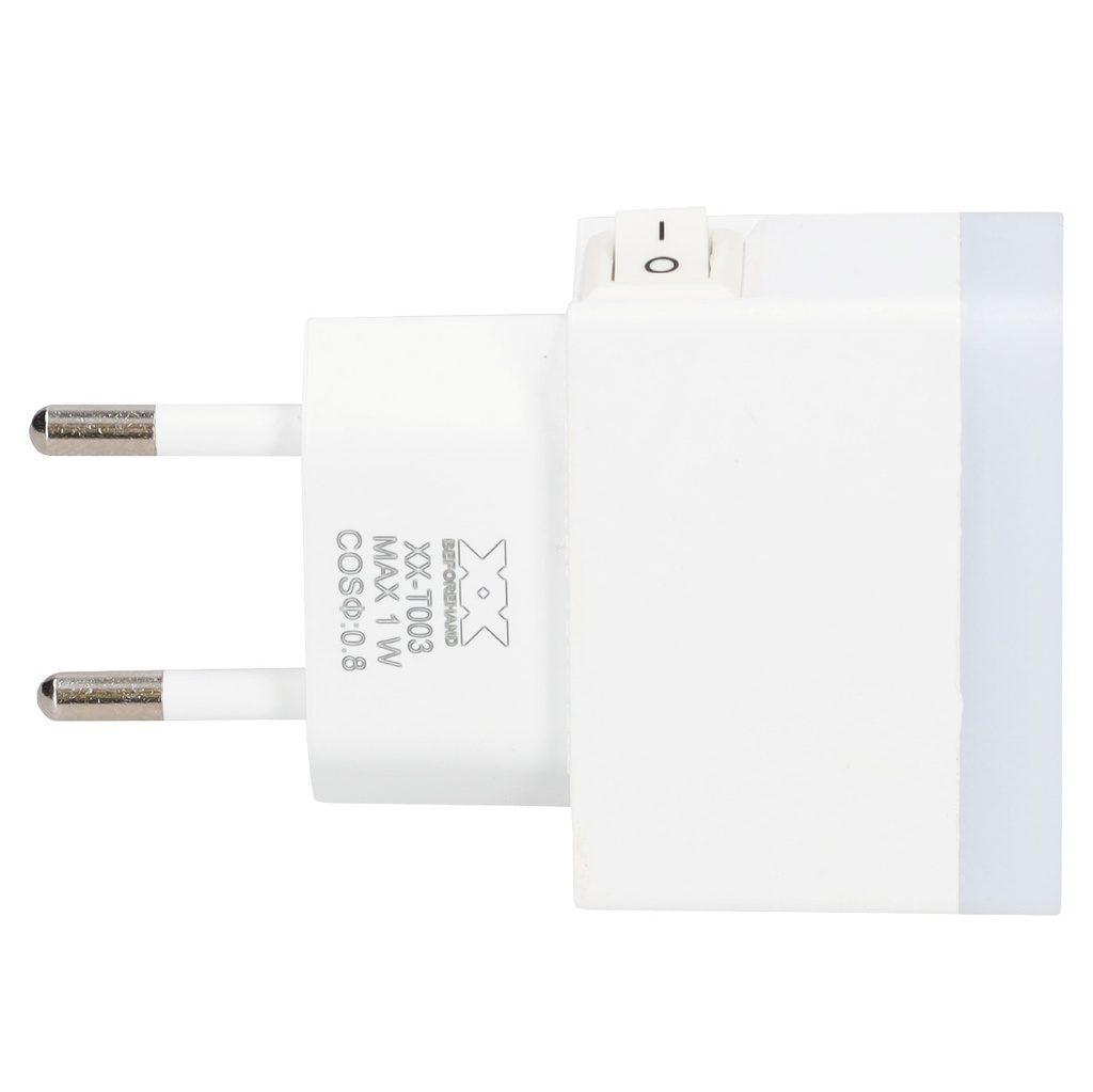 Luz de noche con interruptor Esende 0.4W Azul