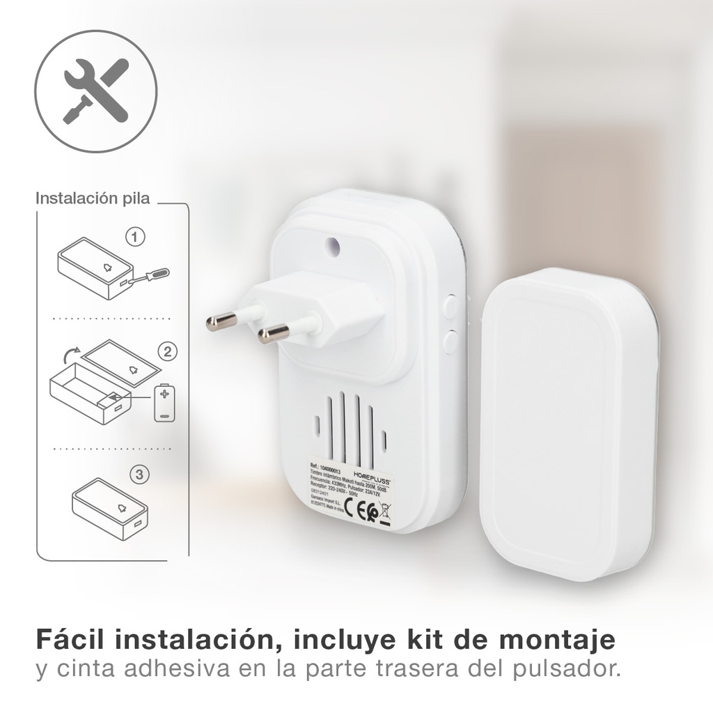 Timbre inalámbrico Makoti