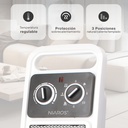 Calefactor eléctrico vertical giratorio cerámico Andaza Máx. 2000W
