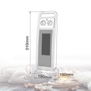 Calefactor eléctrico vertical giratorio cerámico Andaza Máx. 2000W