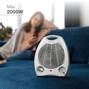 Calefactor eléctrico vertical Tupa Máx. 2000W Blanco
