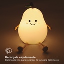 Luz de noche infantil LED Pera 1W RGB batería recargable