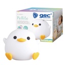 Luz de noche infantil LED Pollito 1W RGB batería recargable 