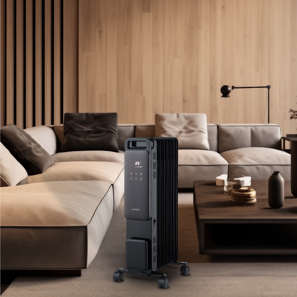 Radiador de aceite 9 elementos Durasil con mando Máx. 2000W 