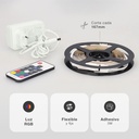 Kit 3M Tira de LED 7,2W/M IP20 RGB preparado