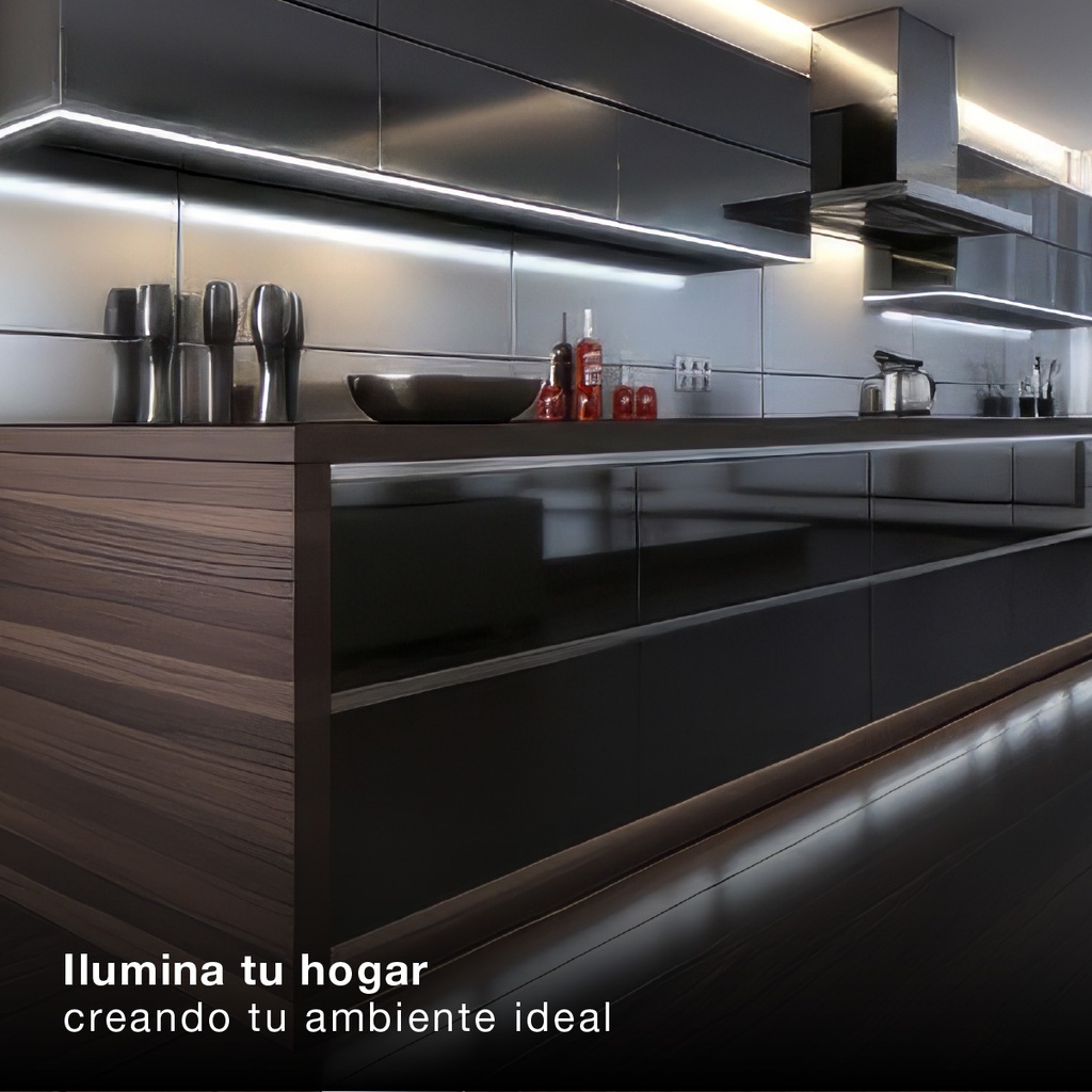 Kit 8M Tira de LED 6W/M IP20 6000K-6500K preparado