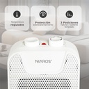 Calefactor eléctrico vertical cerámico Gonen Máx. 1500W 