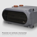 Calefactor eléctrico vertical/horizontal Aitsa Máx. 2000W Gris