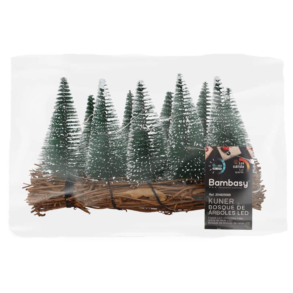 Bosque árboles de navidad LED Kuner Luz cálida
