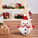 Muñeco de nieve plegable LED 300mm Luz fría
