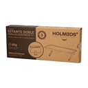 Estante doble para accesorios de TV