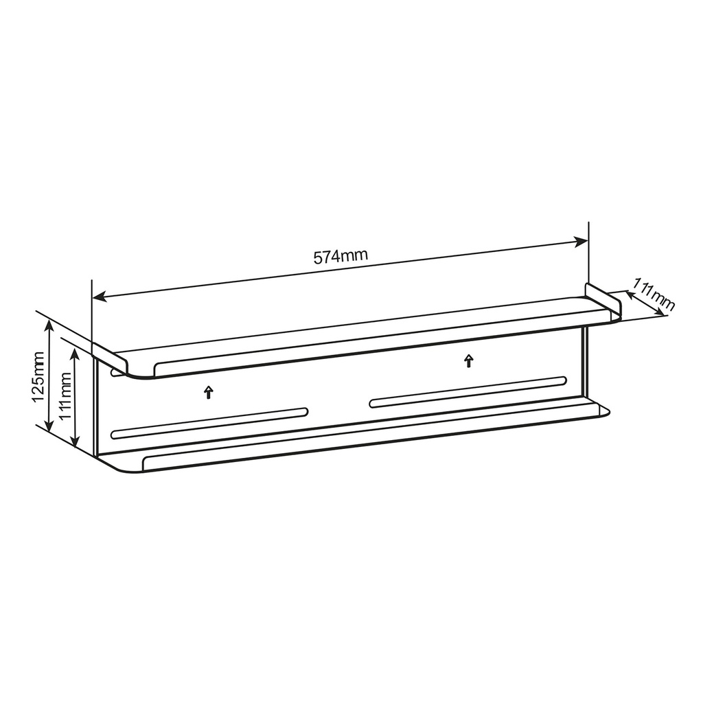Soporte trasero para accesorios de TV