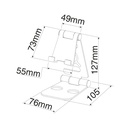 Soporte móvil/tablet multiángulo plegable máximo 10"