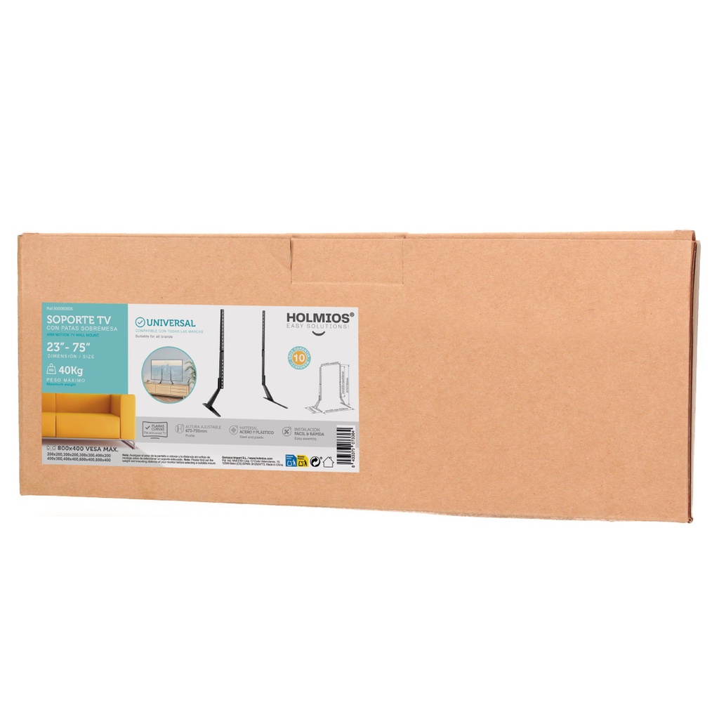 Soporte patas sobremesa para TV 23" - 75"