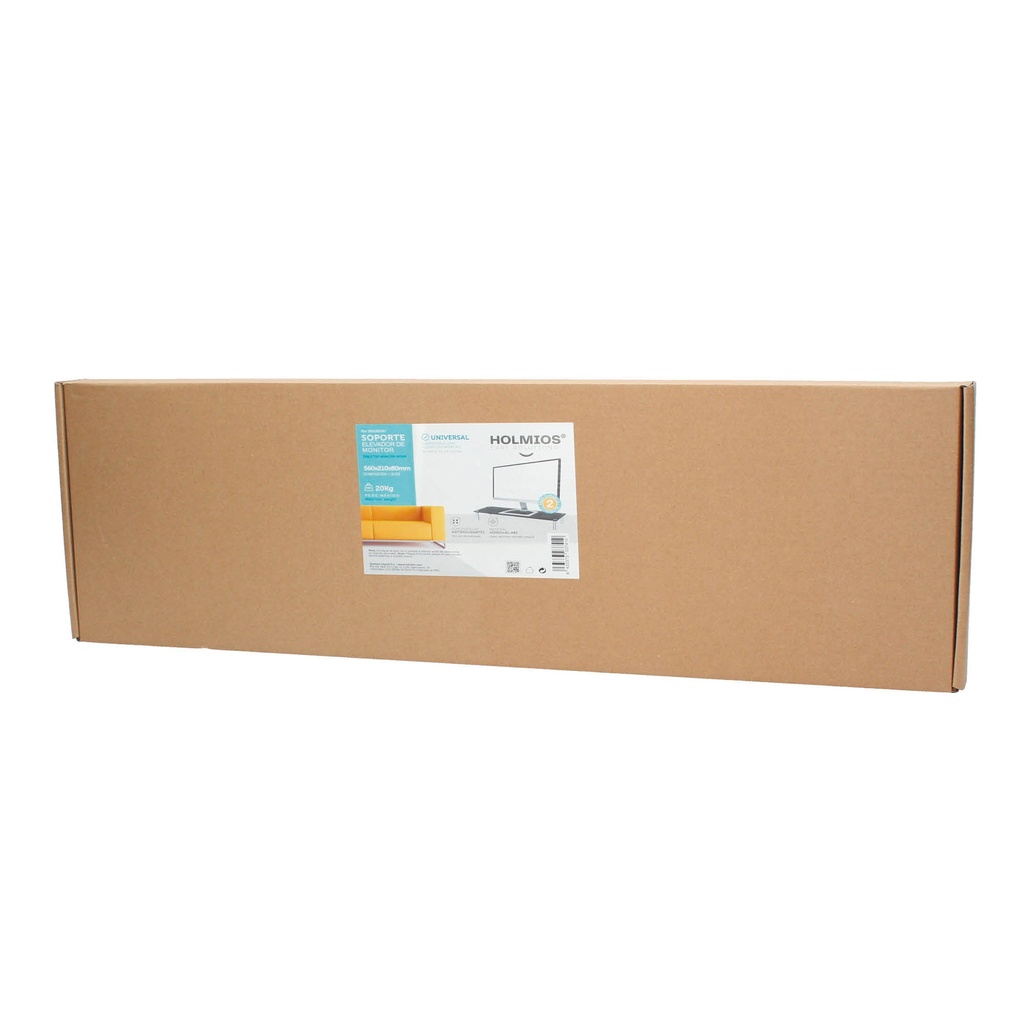 Soporte metálico elevador de monitor