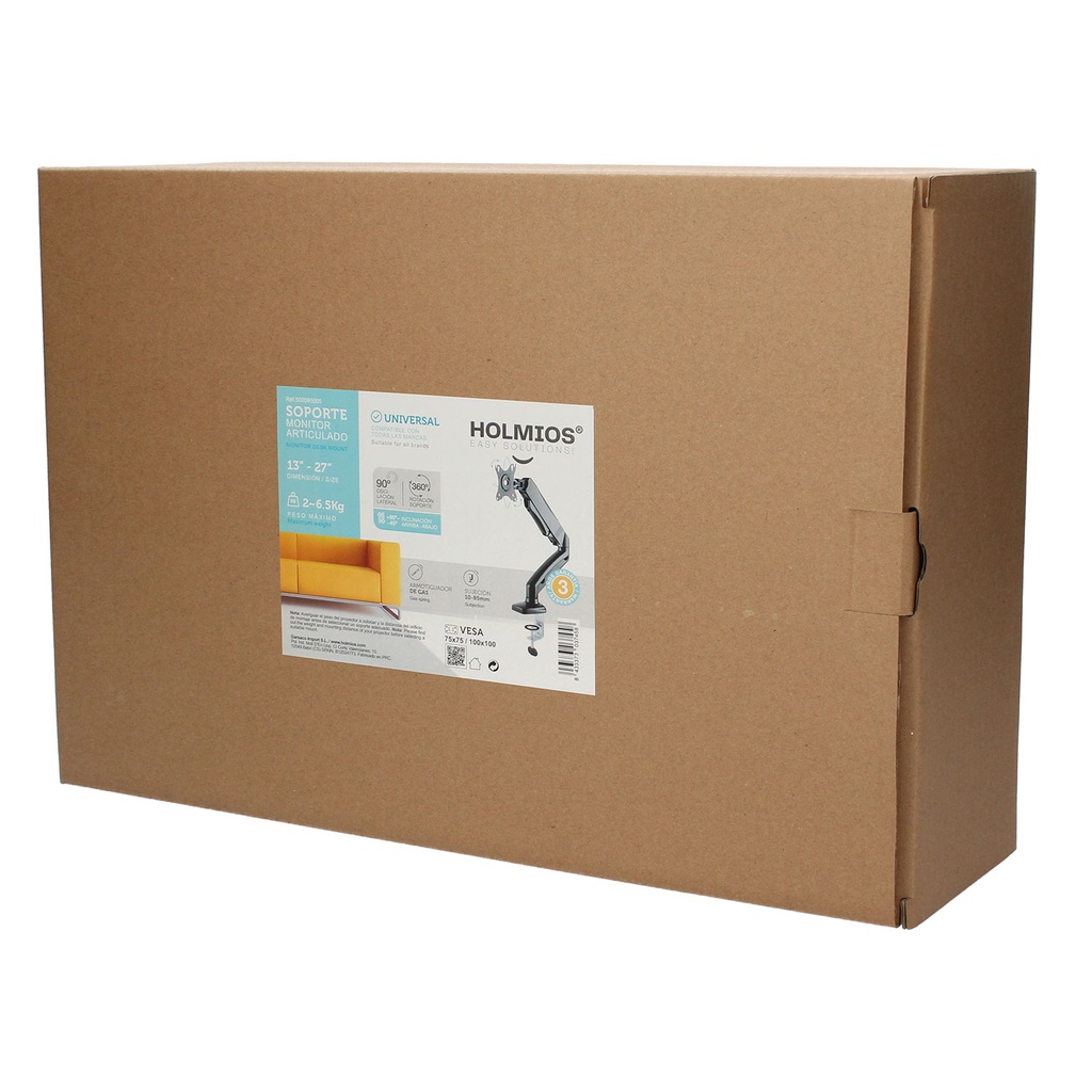 Soporte de TV/Monitor con brazo articulado 13" - 27"