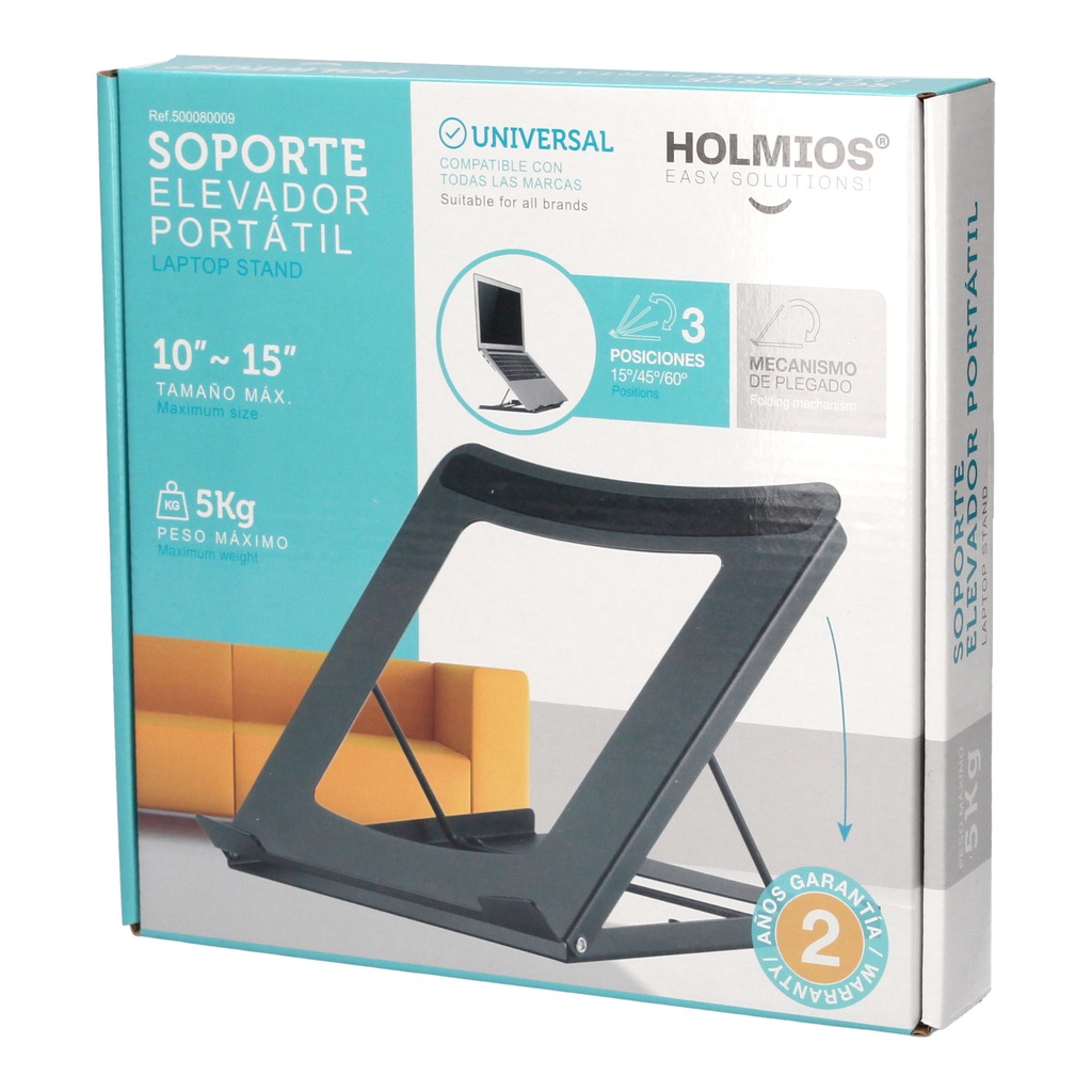 Soporte elevador pórtatil inclinable 3 posiciones