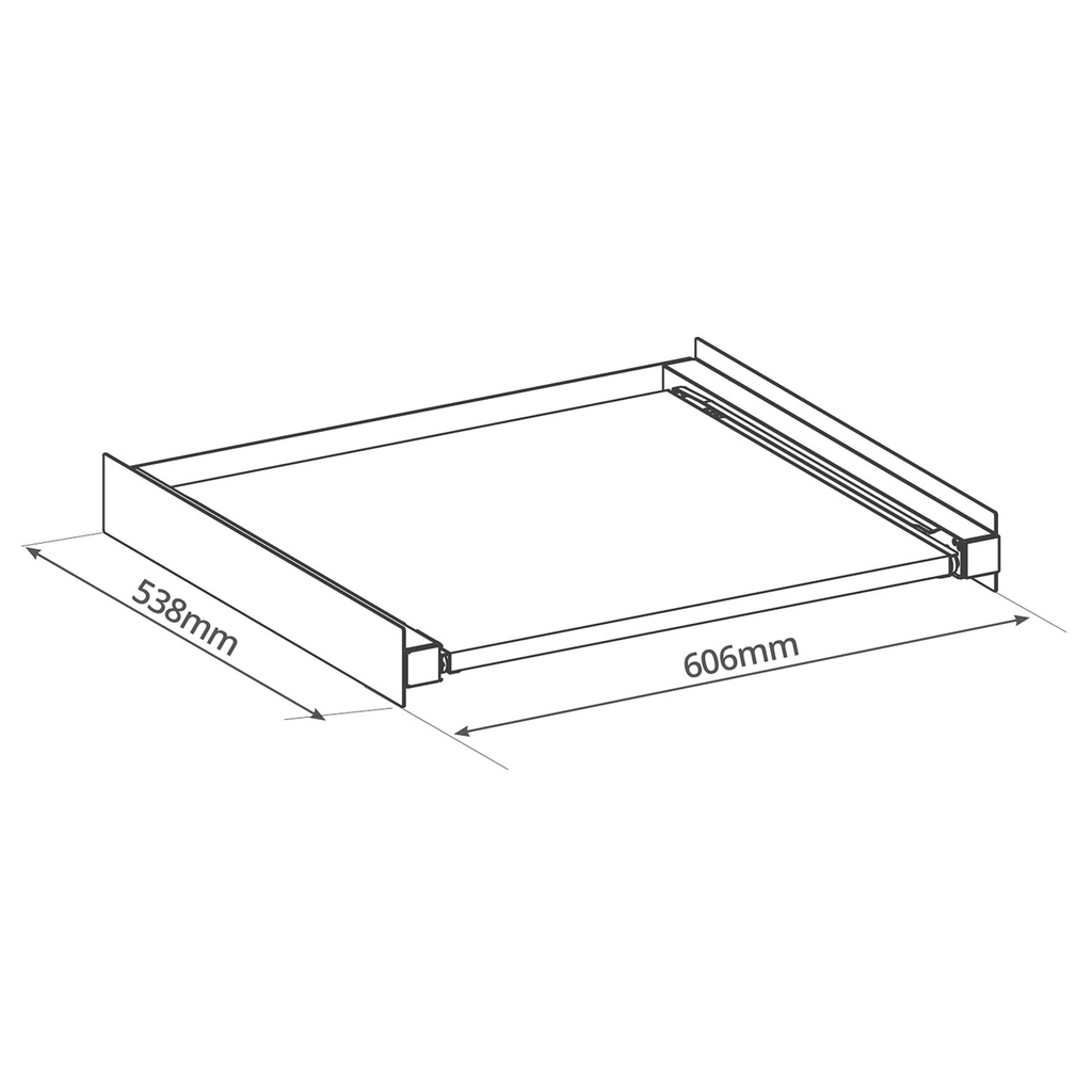Soporte unión lavadora y secadora