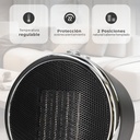 Calefactor eléctrico vertical cerámico Pantu Máx. 1500W