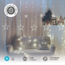 Cortina LED con estrellas 3,5M 8 funciones Luz Fría IP44