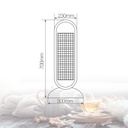 Estufa eléctrica giratoria tubos de carbono Mukah Máx. 900W