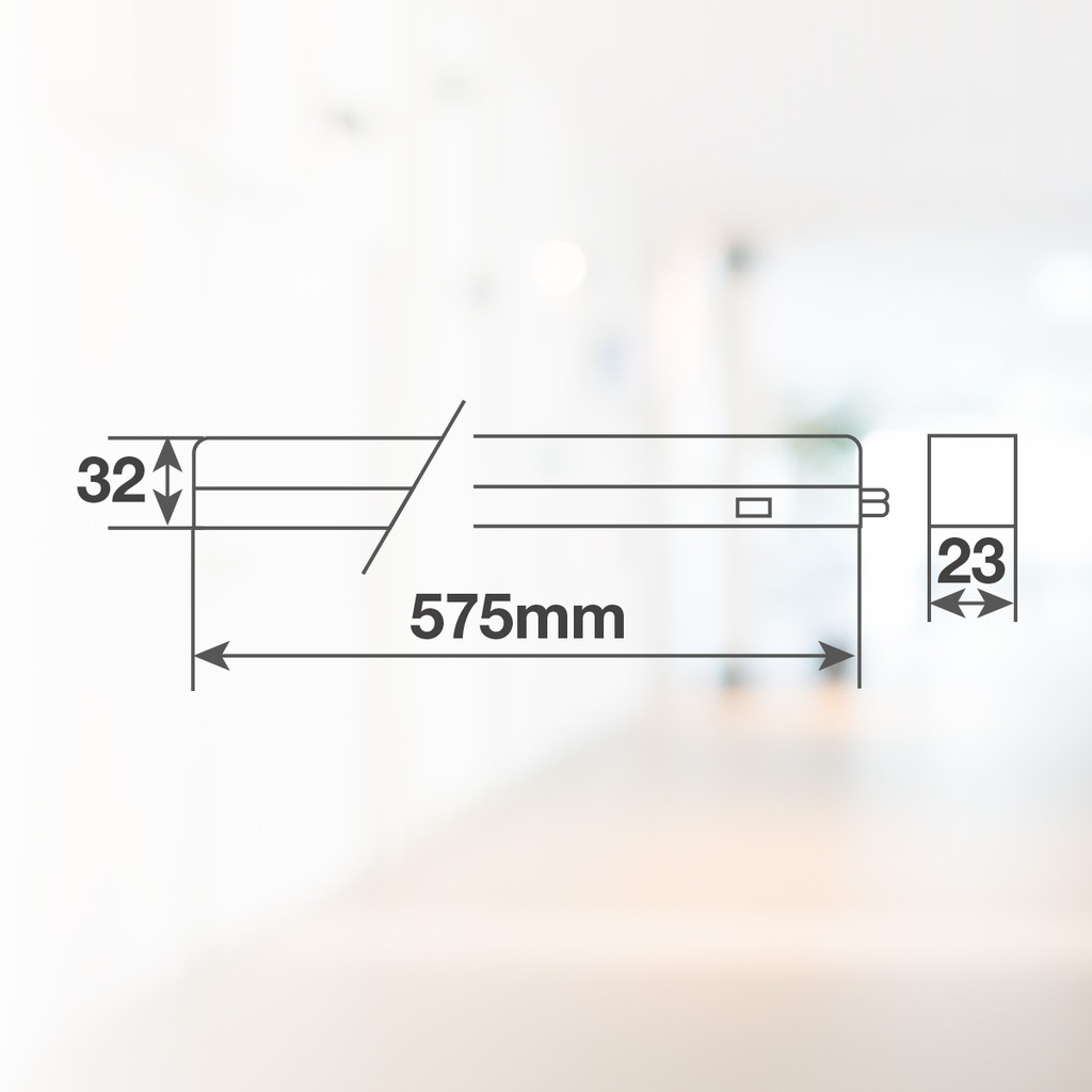 Regleta T5 LED 575mm 8W 6500K - Libertina