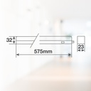 Regleta T5 LED 575mm 8W 6500K - Libertina