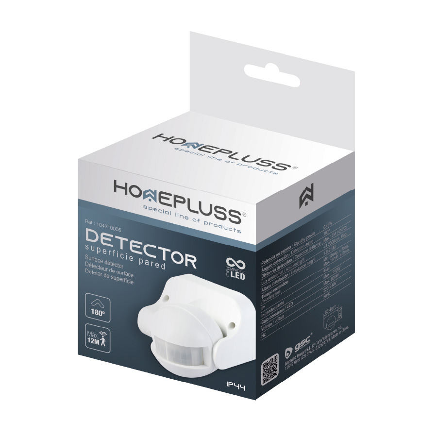 Detector superficie techo Musonda Blanco