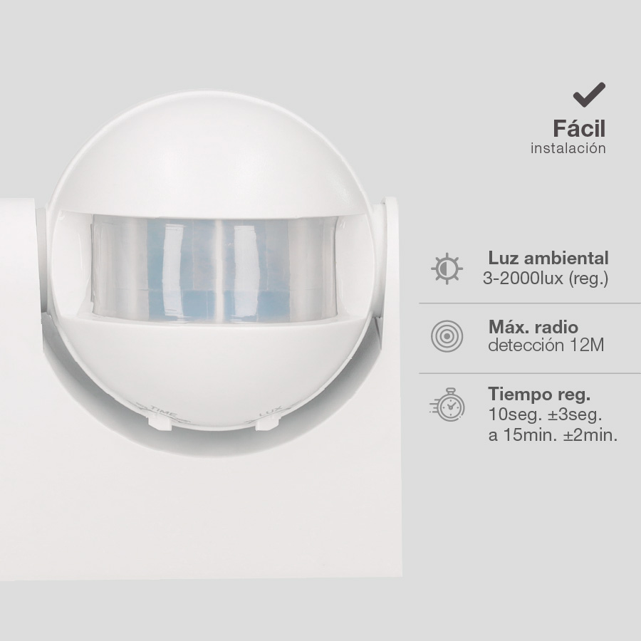 Detector superficie techo Musonda Blanco