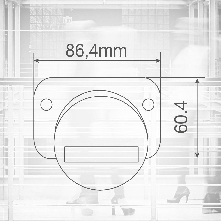 Detector superficie techo Musonda Blanco