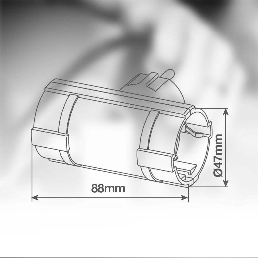 Ladron doble salida "T"- 6u caja exp