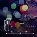 Guirnalda LED solar 10M 8 funciones RGB