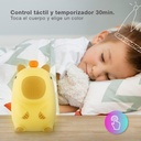 Luz de noche infantil LED Capibara 1W RGB batería recargable
