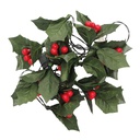 Muérdago LED 1,65M Rojo