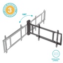 Soporte de TV abatible a ambos lados 32" - 75"