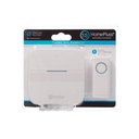 Timbre inalámbrico con pulsador a pilas 85dB - 10u caja exp