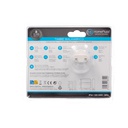 Timbre inalámbrico con pulsador a pilas 85dB - 10u caja exp