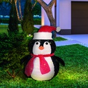 Pingüino plegable LED 600mm 8 funciones Luz cálida