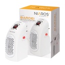 Mini calefactor sin cable Bardei Máx. 400W Blanco