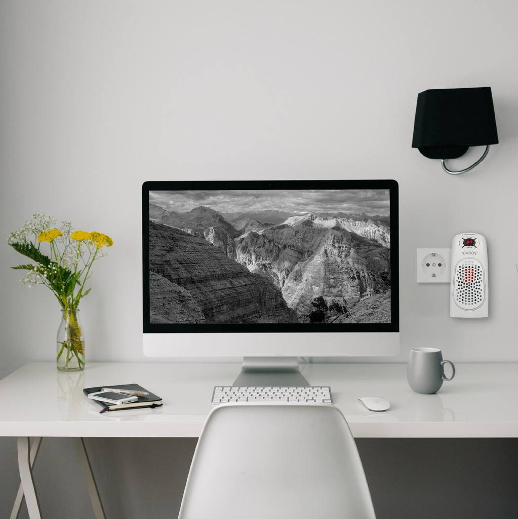 Mini calefactor sin cable Bardei Máx. 400W Blanco